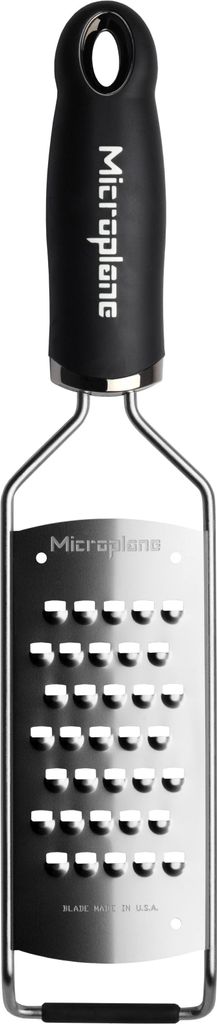 MICROPLANE Râpe Gourmet, très gros grains, noire Image du produit 