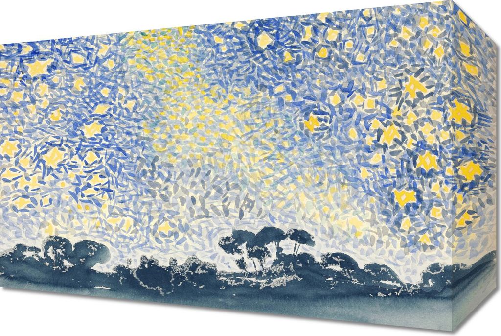 Bild 30x20cm Landschaft, Henri-Edmond Cross Vintage für das Wohnzimmer