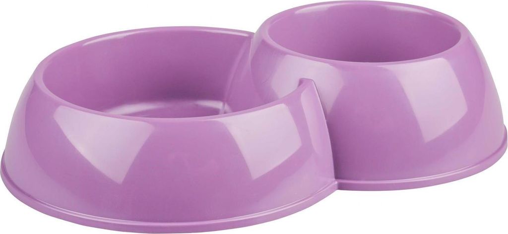 Futternapf Doppel Napf Fressnapf Wassernapf Katze Hund Kunststoff Katzennapf