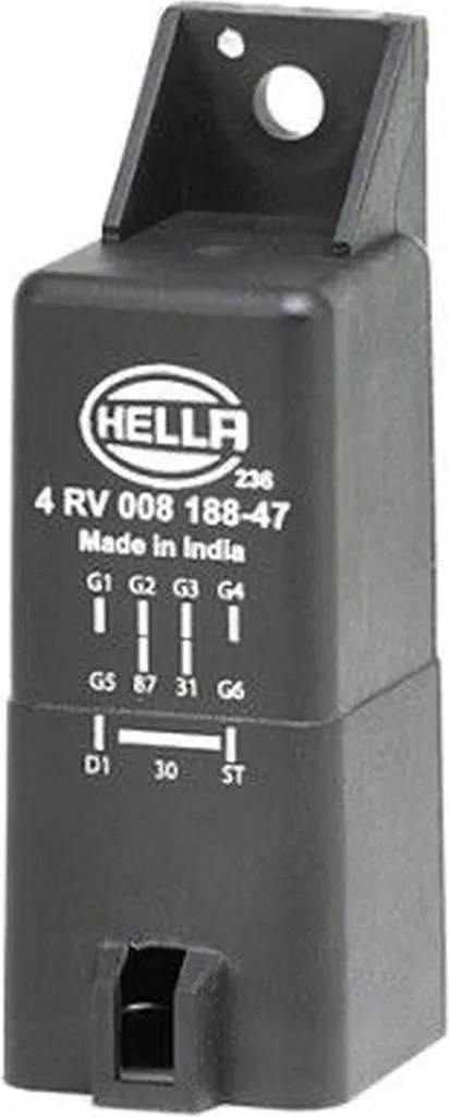 Unité de commande de temps d'incandescence HELLA 12V pour moteur AUDI