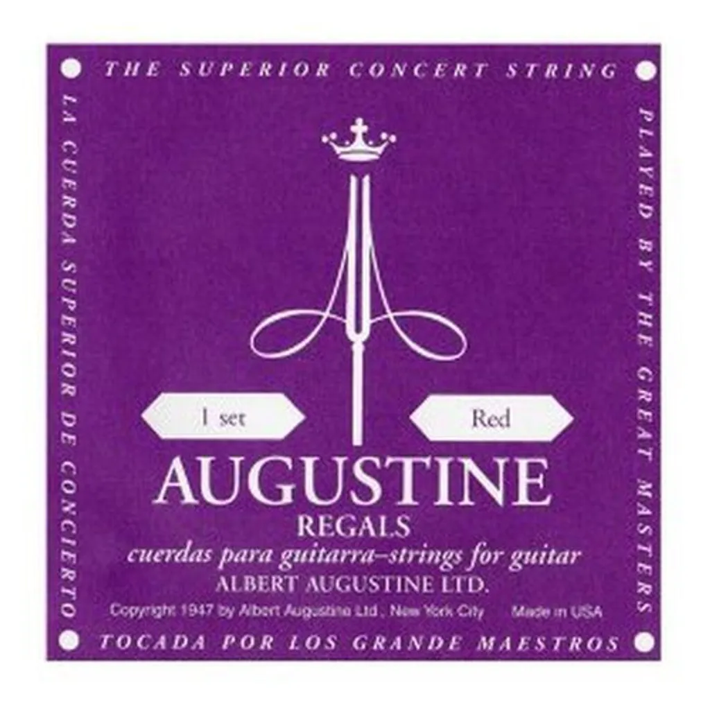 Cordes Guitare Classique Augustine Regal Rouge - Tension Moyenne Medium Set - 2