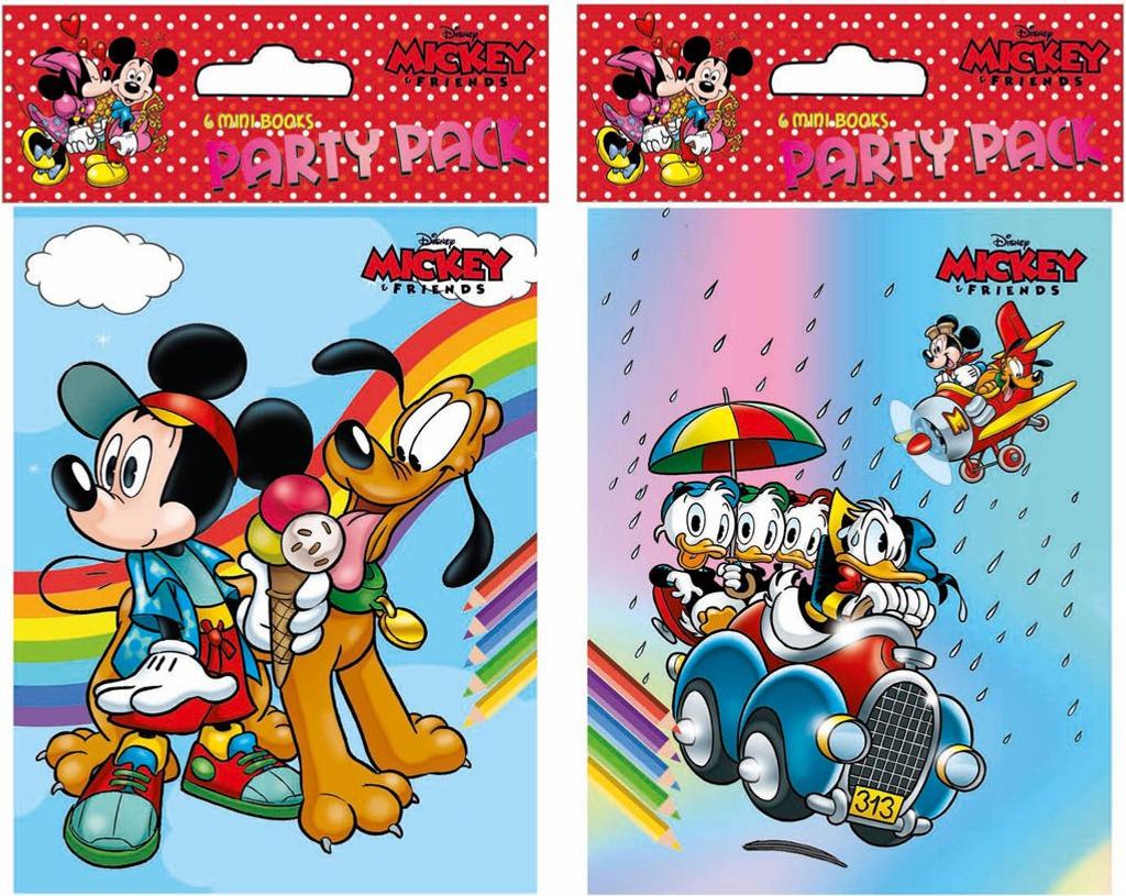 Buch-Specials Niederlande bv Disney Party-Malbücher Mickey, 6-tlg.