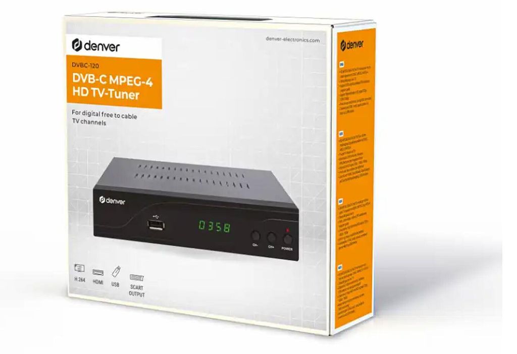 Decoder TV via cavo DVB-C MPEG-4 HD Immagine del prodotto 