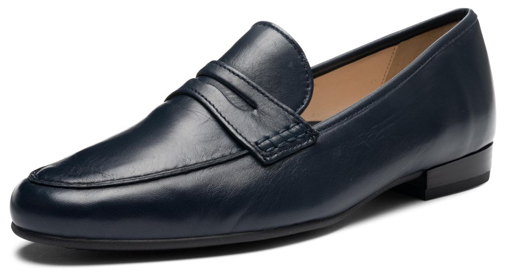 Ara Damen Leder Loafer blau Nappa 6 Produktbild 