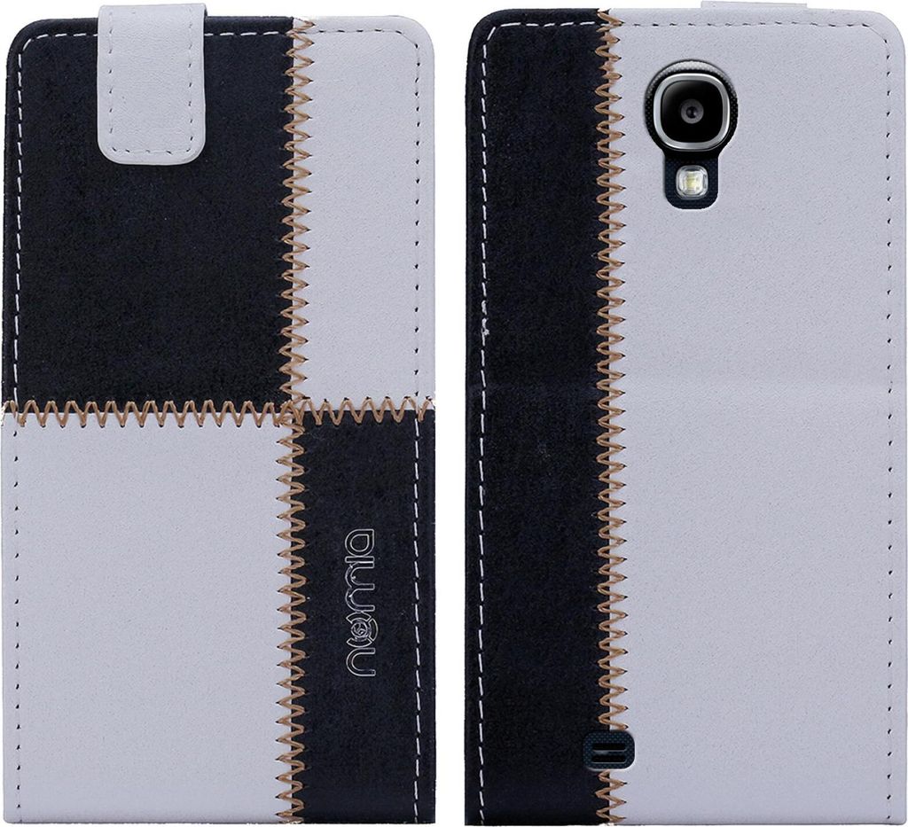 Samsung Galaxy S4 (i9500) numia Flipstyle Weiss-Schwarz