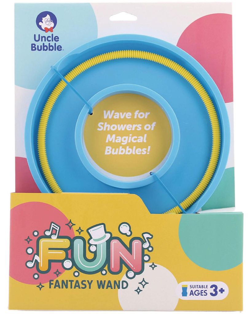 Uncle Bubble - Großes Seifenblasen Spielzeug mit ergonomischem Griff