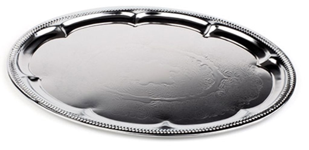APS 391 APS Partyplatte, oval, (B)460 x (T)340 mm, silber Imagen del producto 