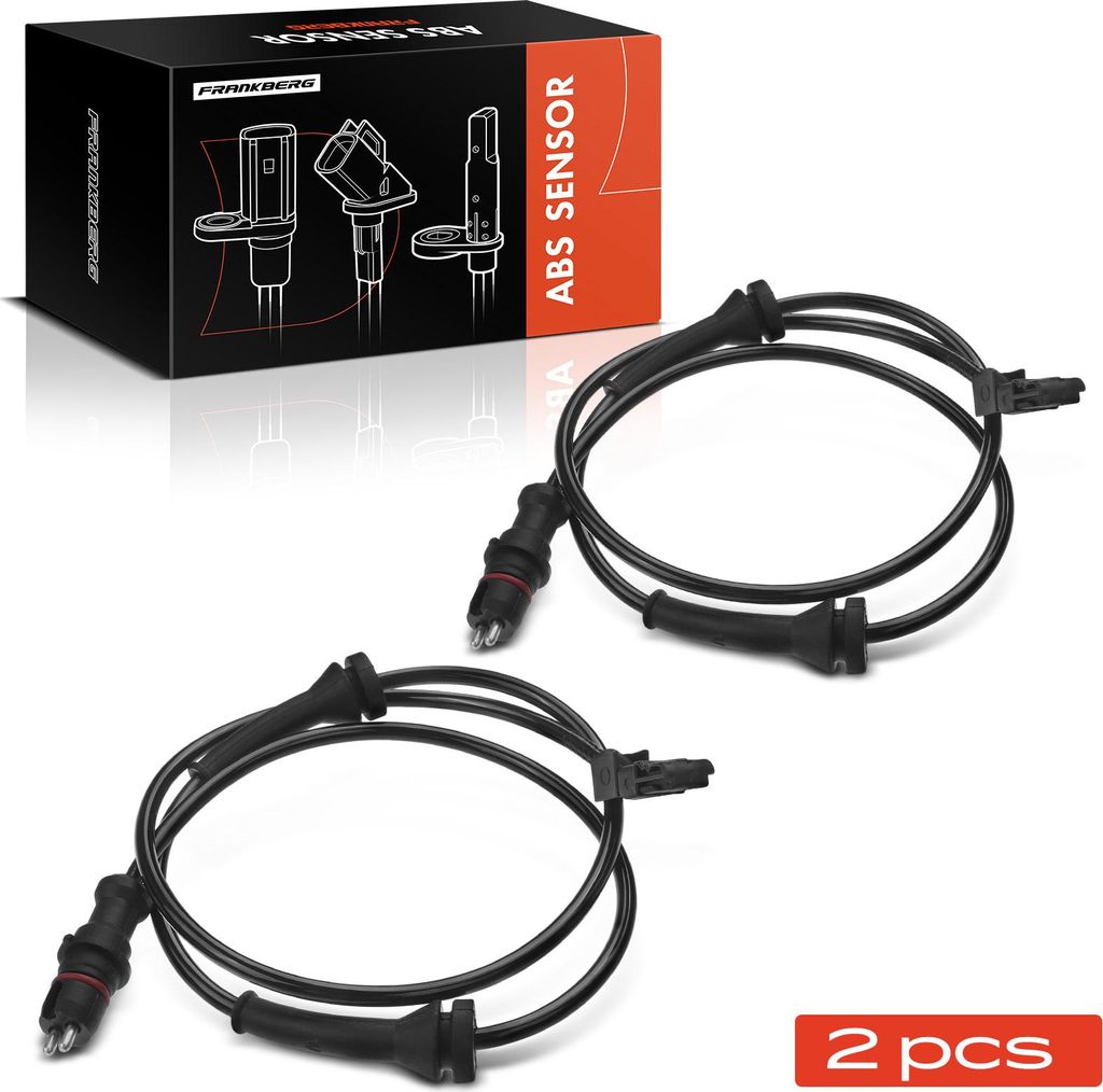 Frankberg 2x ABS Sensor Hinten für Renault Grand Scénic II Megane Coupé-Cabriolet Kombi Stufenheck