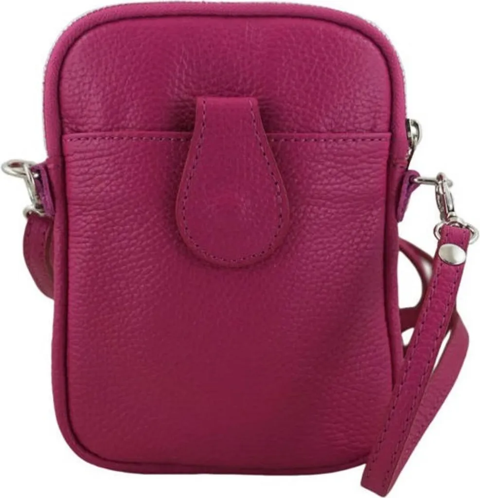 Sac en cuir véritable Barberini's 8871456414 avec finitions main