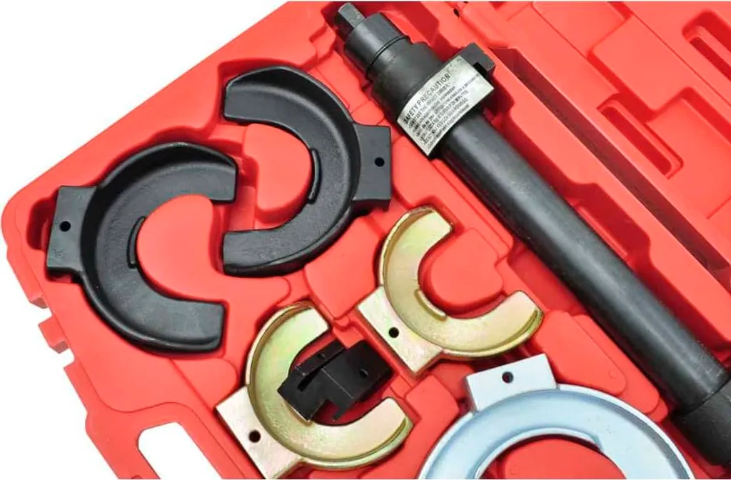 Compressore per Molle Elicoidali MacPherson: Set 2 Pezzi in Acciaio