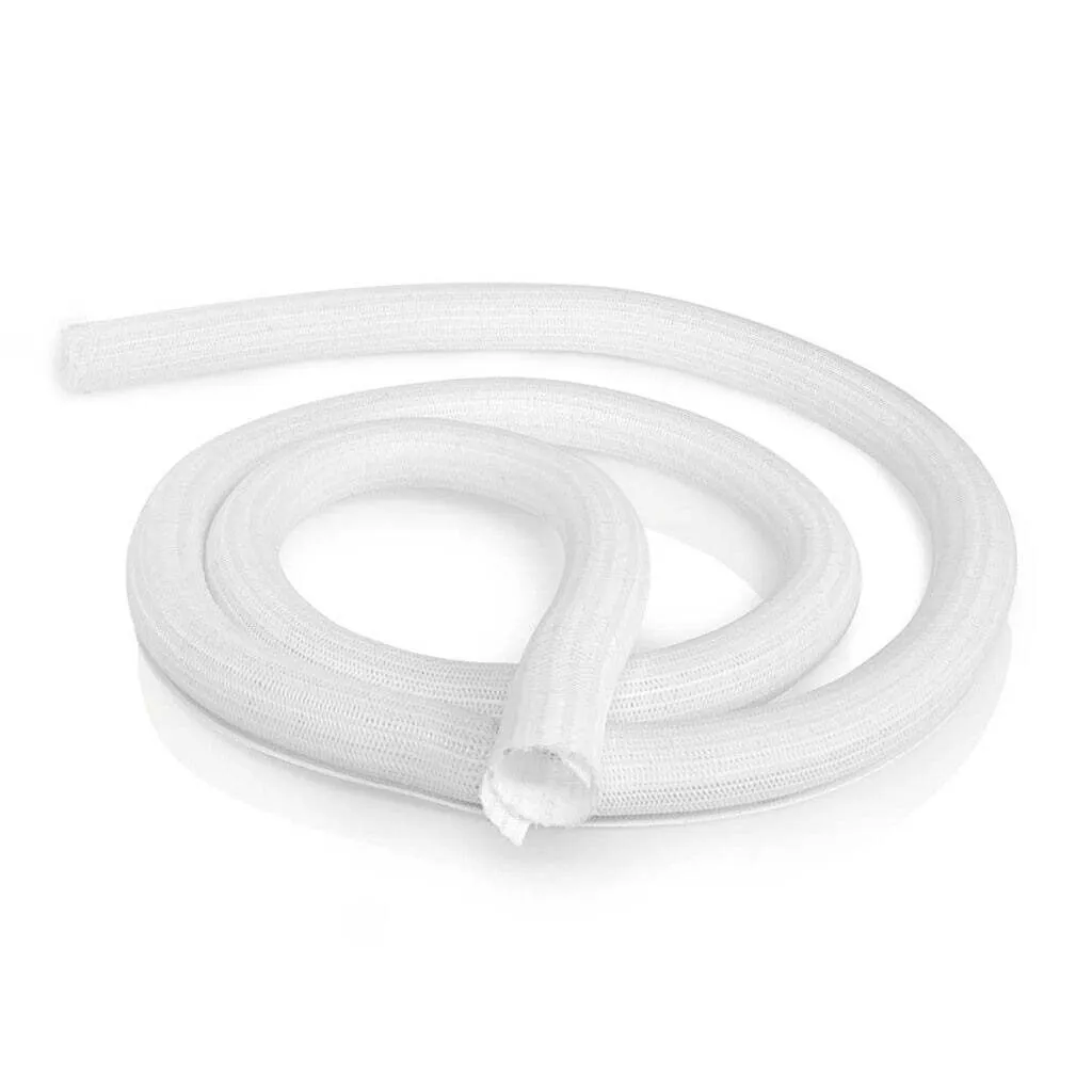 Manicotto Passacavi Nylon Bianco 30mm | Organizzatore Cavi Professionale