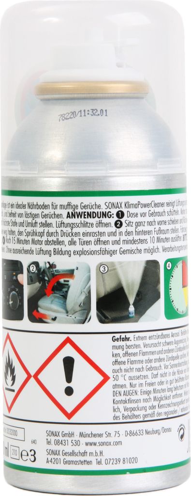 Sonax KlimaPowerCleaner AirAid symbiotisch Ocean-fresh 100 Produktbild 8