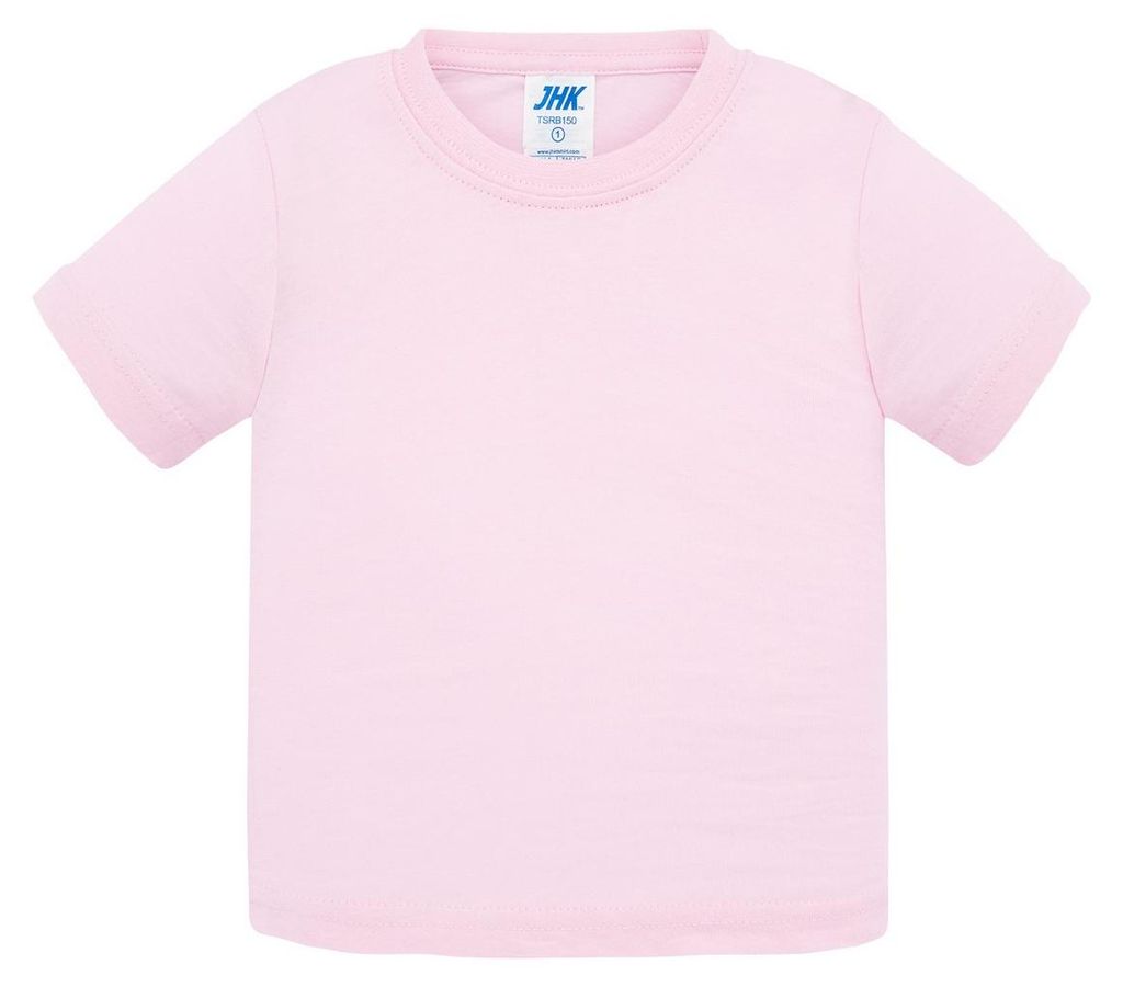JHK - T-Shirt für Baby, Rundhalsausschnitt LT4360 (80) (Pink)