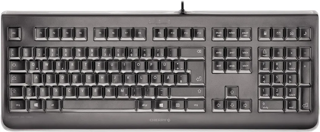 Clavier CHERRY KC 1068 Noir JK-1068EU-2 Filaire USB Layout EU International