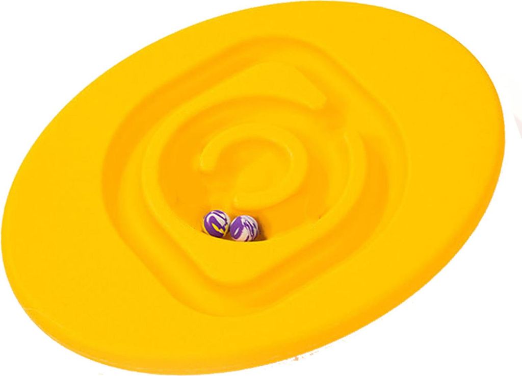 Kind Schaukelschnecke Balance Wippe Brett Kinder Labyrinth Kinder Balancierspiele Aktivitäten Sensorische Integration Sportspielzeug Gelb