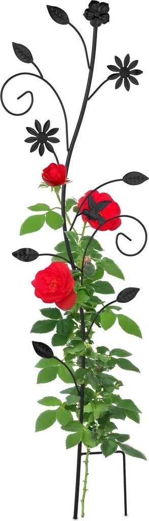 Stahlspalier für Kletterpflanzen, Blumendesign