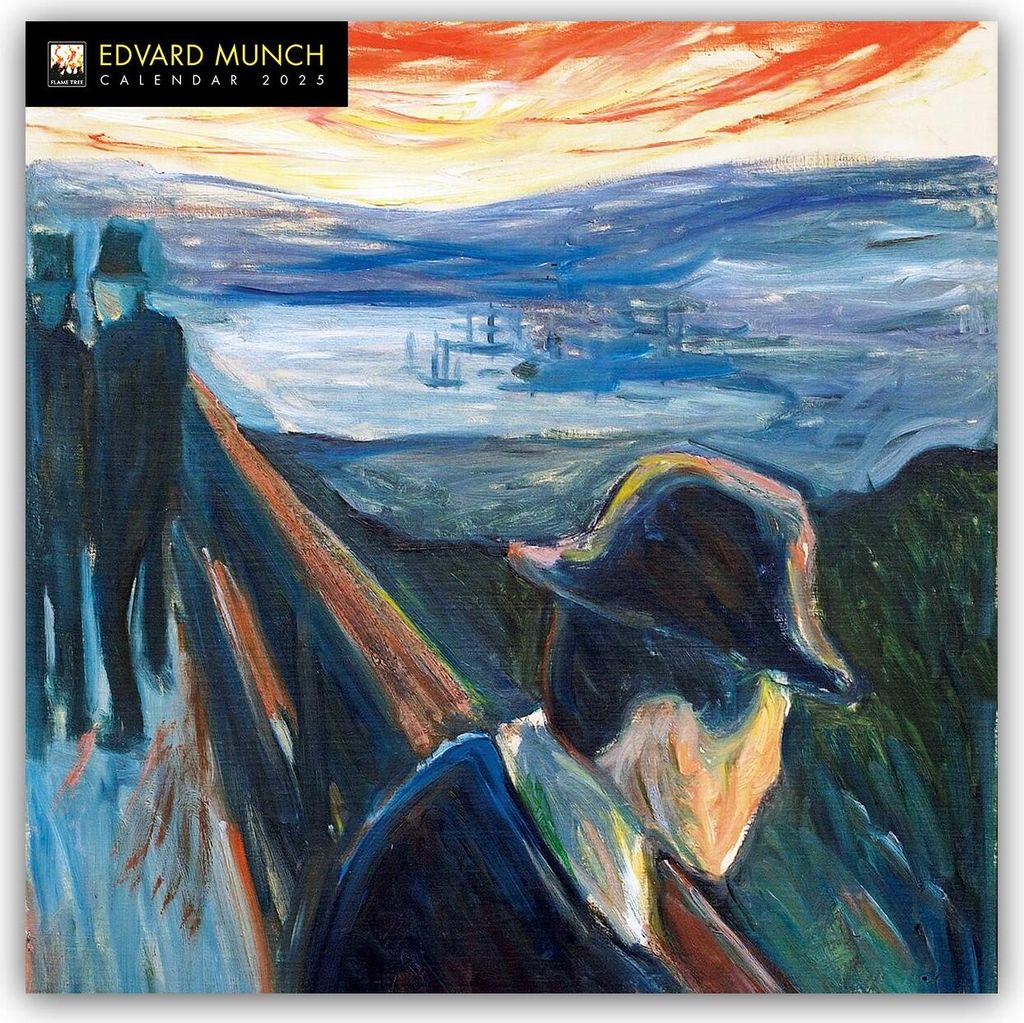 Edvard Munch Wall Calendar 2025 (Art Calendar)
