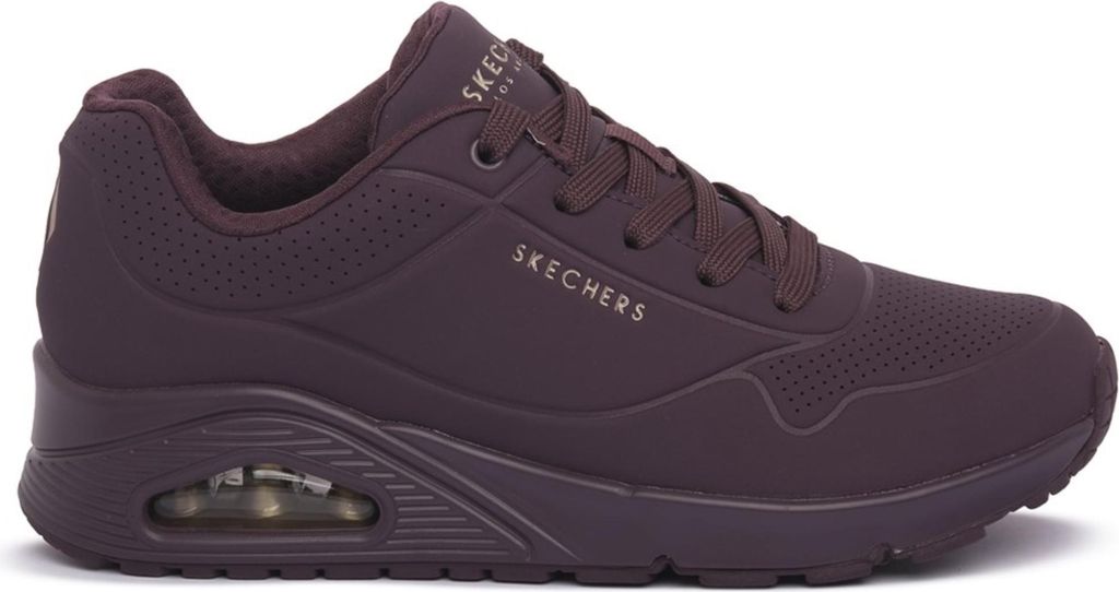 A side view of a single Skechers UNO sneaker.