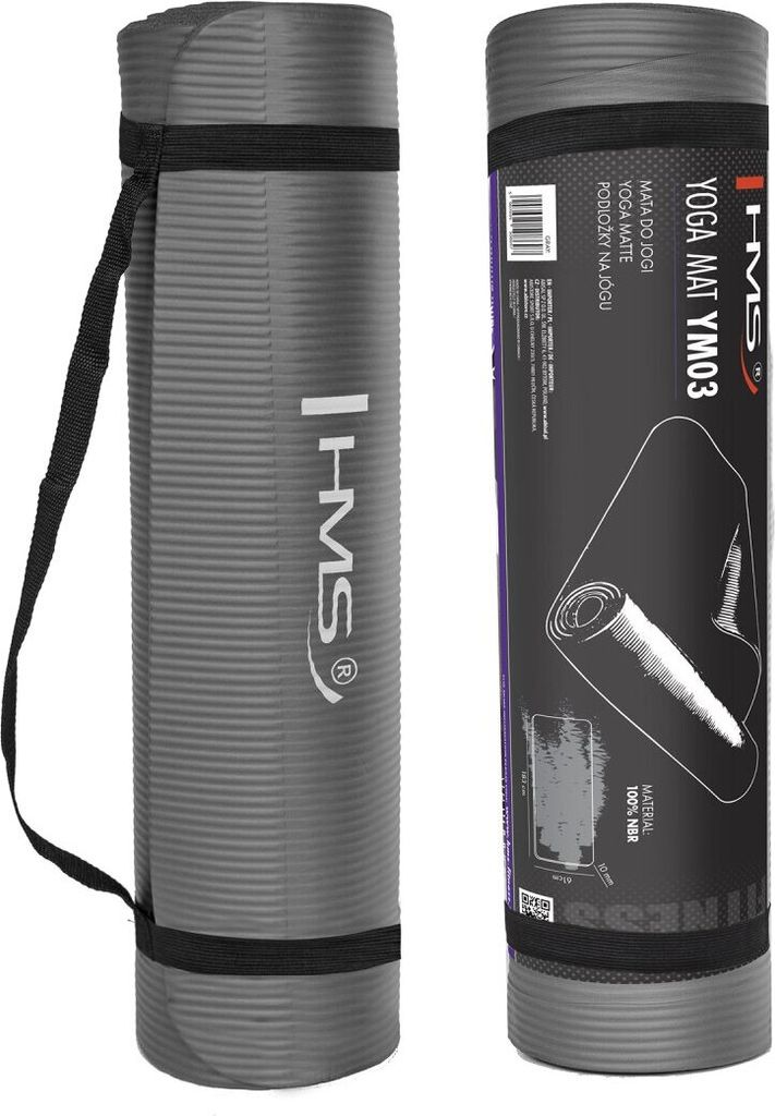 Ym03 Tappetino Yoga Grigio Hms Immagine del prodotto 