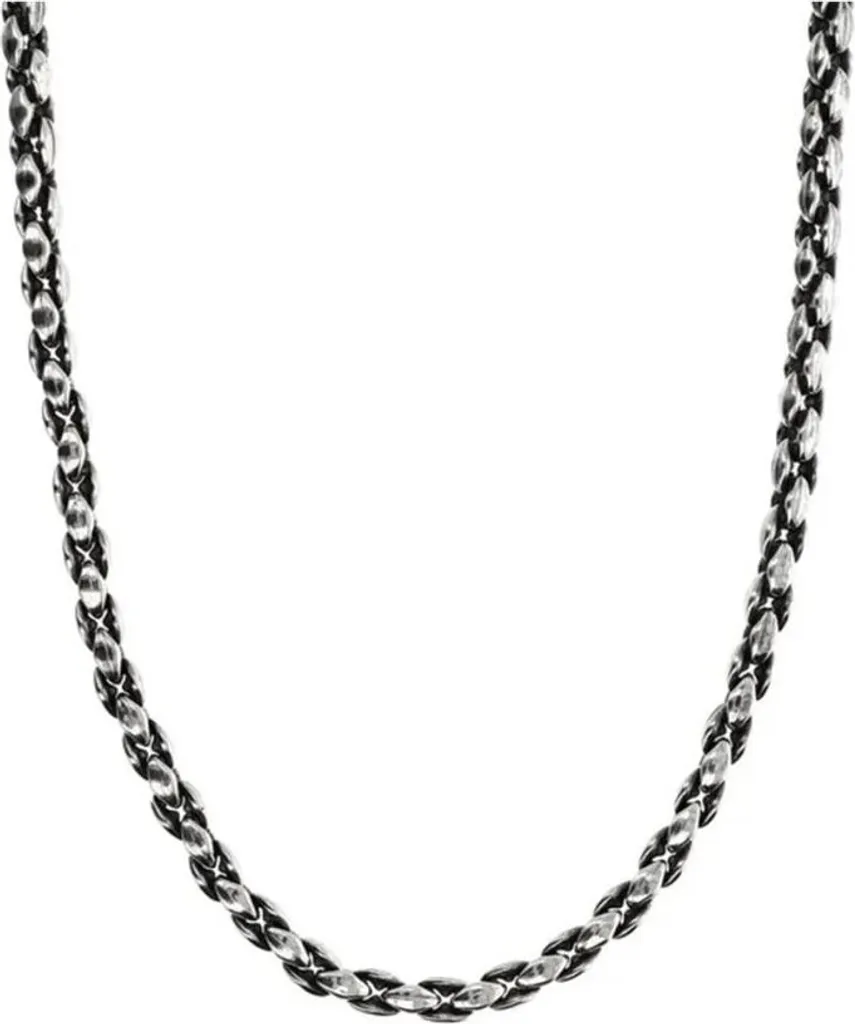 Collier argent homme Albert M. WSOX00542 durable ne s'oxyde pas 60 cm