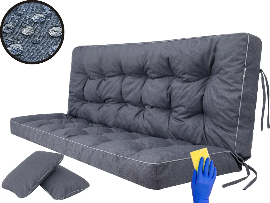 Coussin de Jardin pour Banc et Balançoire : Confort Intérieur 140cm