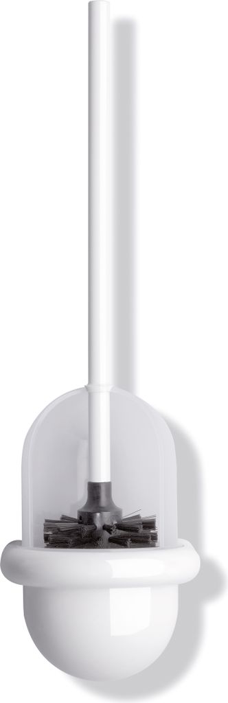 HEWI WC-Bürstengarnitur 477 Farbe Reinweiß, Toilettenbürste mit Behälter