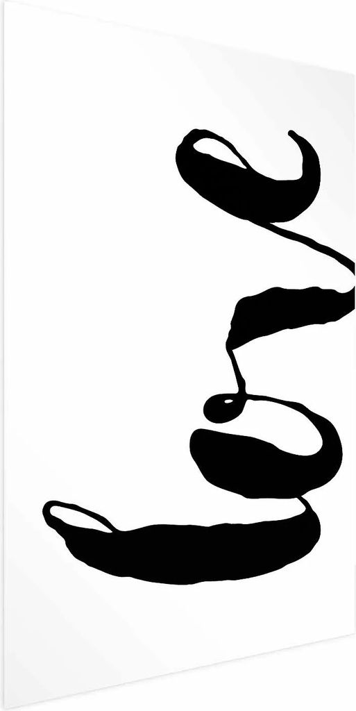 Posterpapier Poster - Black Love 40x60 cm Text m-A-0857-ao-a
