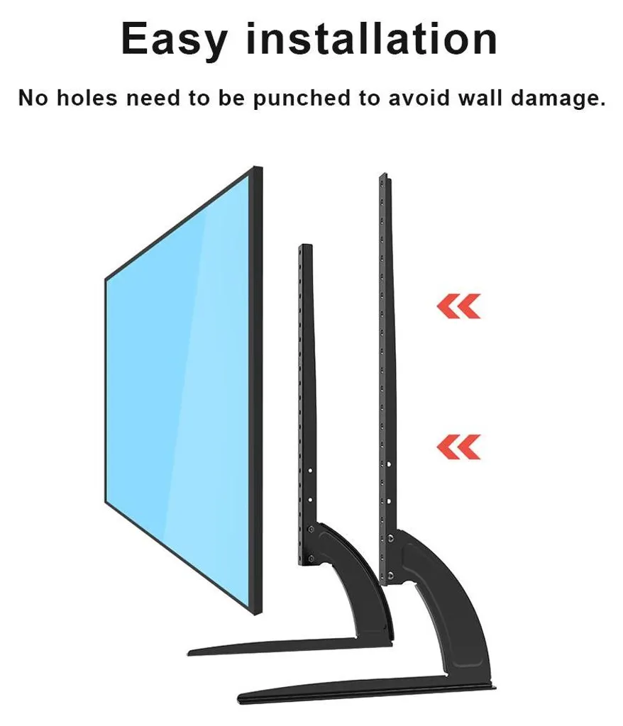 Support TV ajustable idéal pour optimiser l'angle de vue de 32 à 75 pouces - 4