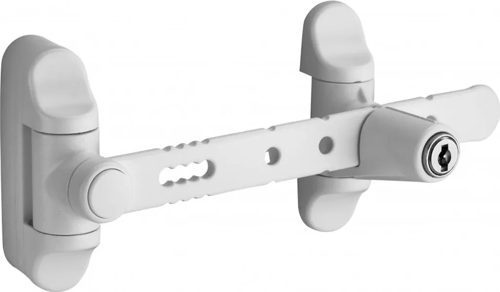 Entrebailleur de fenêtre à clé Thirard 158mm laqué blanc - 2 clés