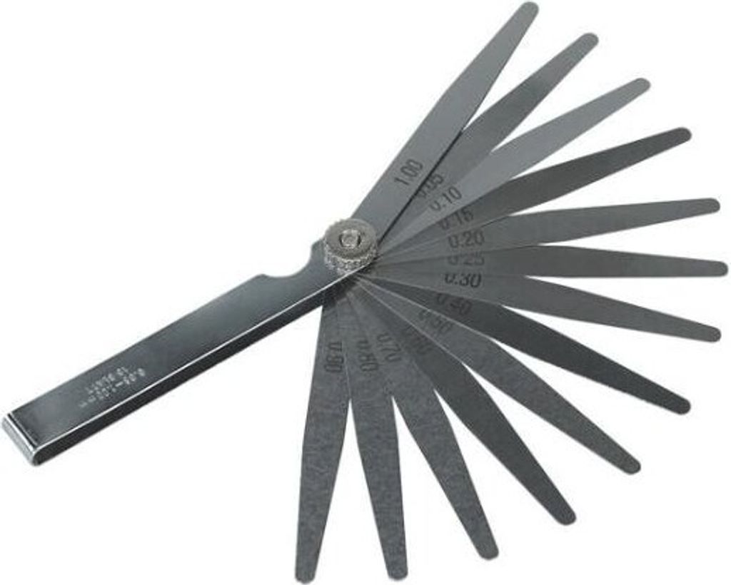 SEALEY Fühlerlehre S0517 95mm 10mm Stahl