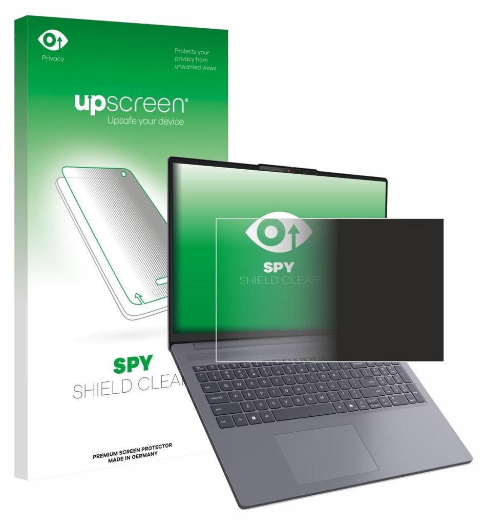 Für Lenovo IdeaPad Slim 3i Gen 11 16" Sichtschutzfolie Schutzfolie upscreen Anti-Spy Privacy Sichtschutz Blickschutz Display Schutz Folie Blaulich...