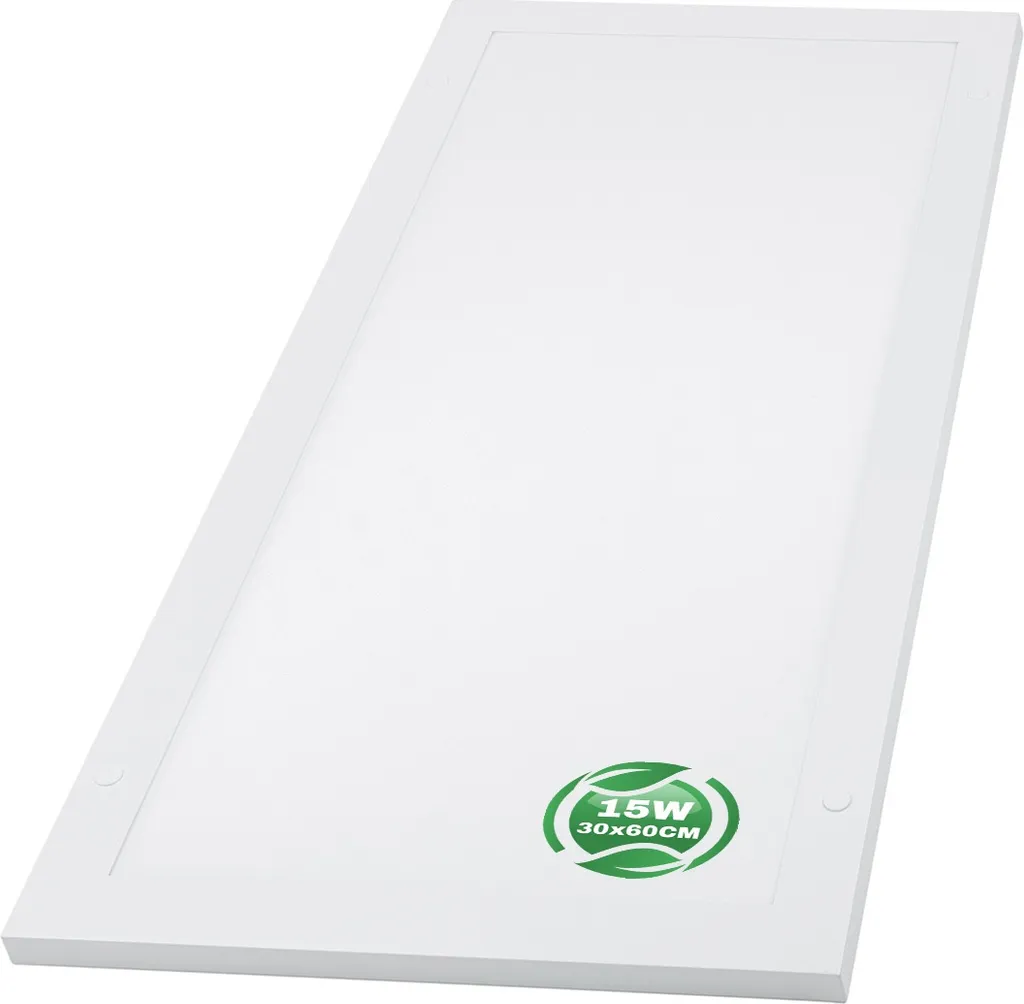 Dalle LED rectangulaire 15W : la solution pour plafonds sans encastrer