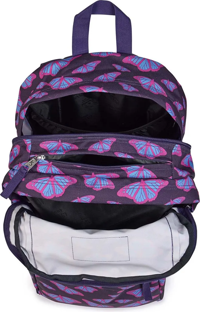 Sac à dos JanSport Big Student Flutter violet pour le collège