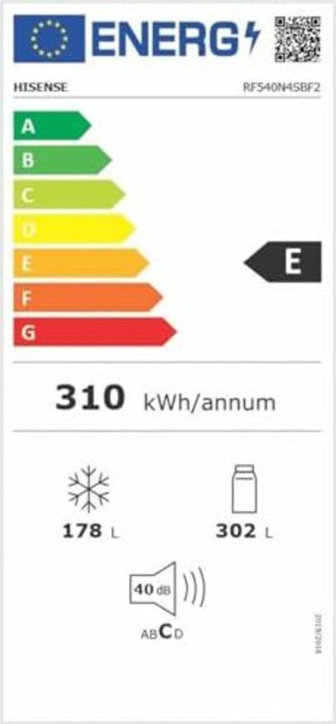 Hisense - RF540N4SBI2 - Kühl-Gefrierkombination - French Produktbild 23