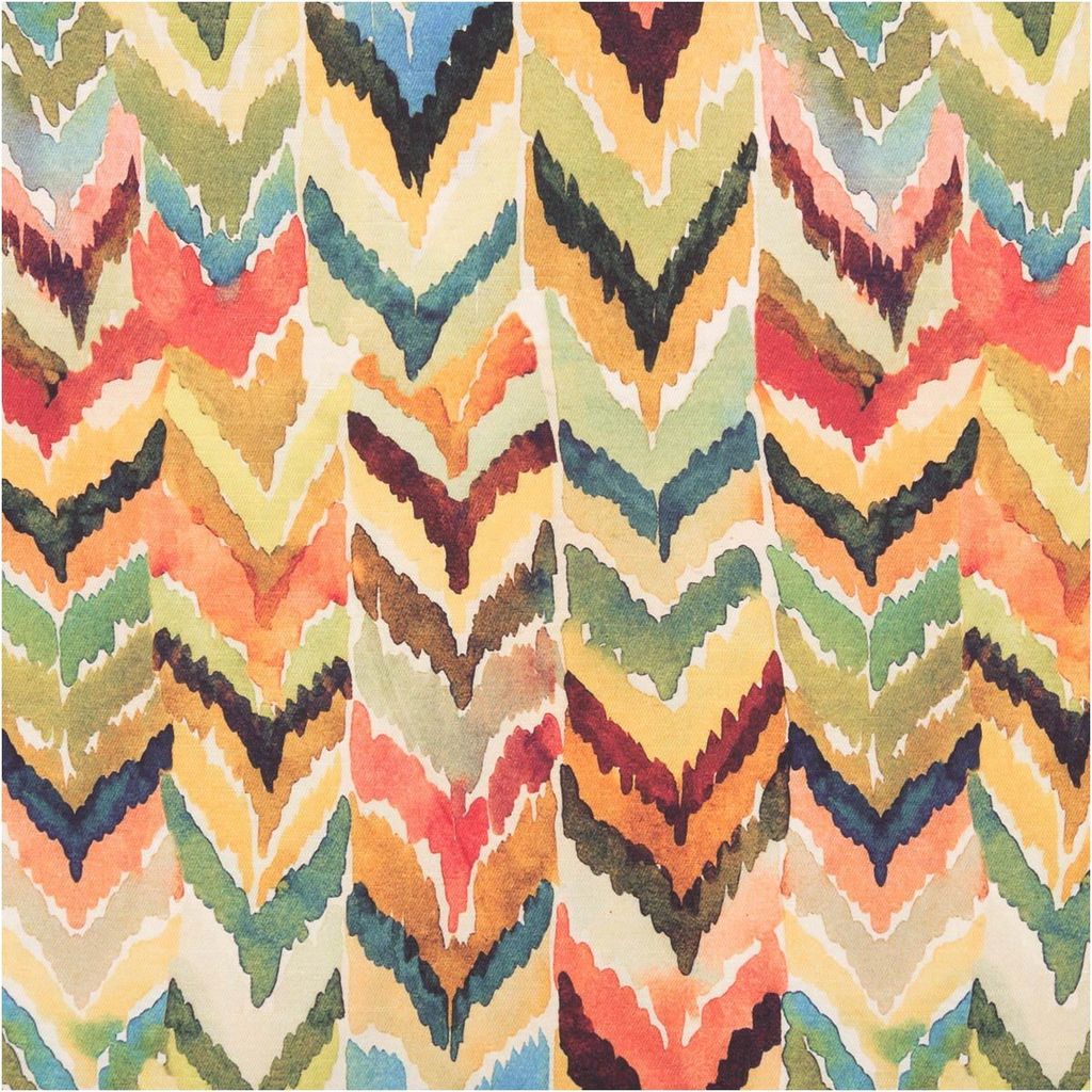 Viskose Stoff Nylon Twill Chevron bunt 145cm Breite