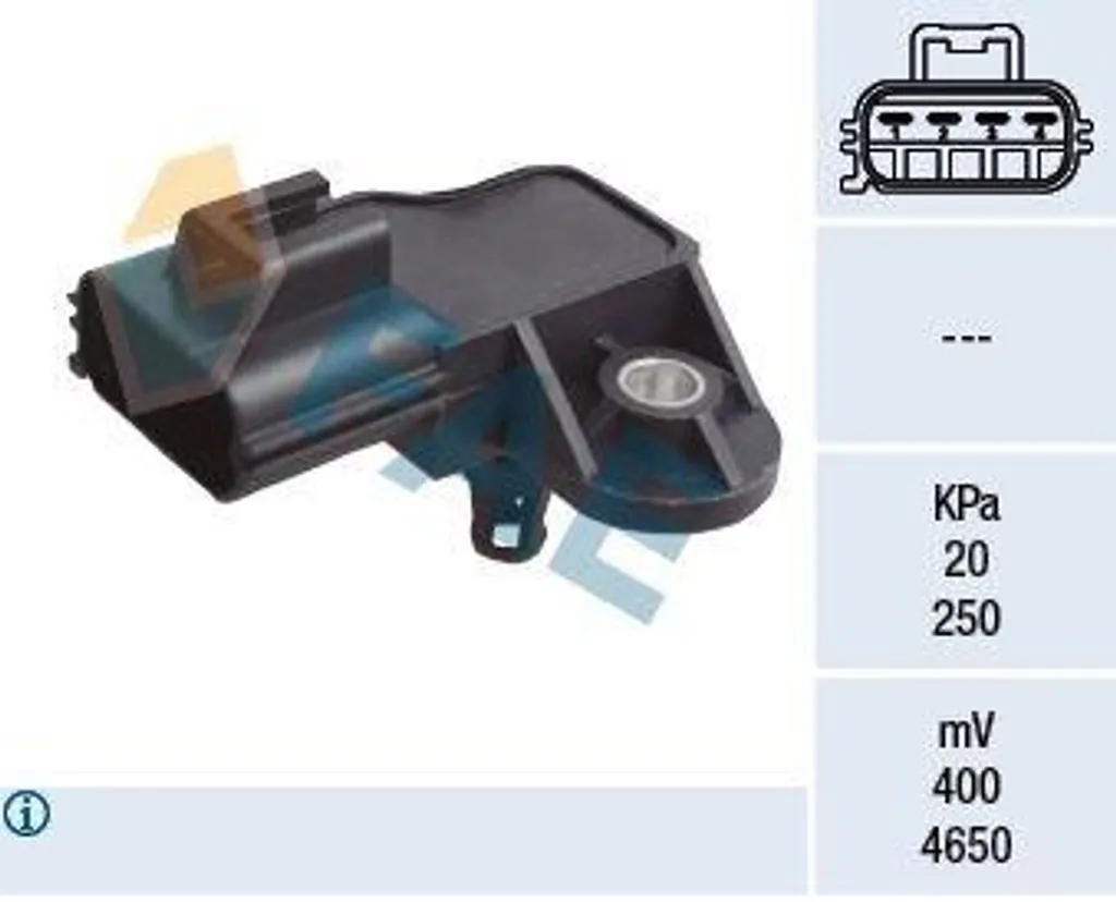 Capteur FAE 15171 de pression d'admission haute performance pour MAZDA 3