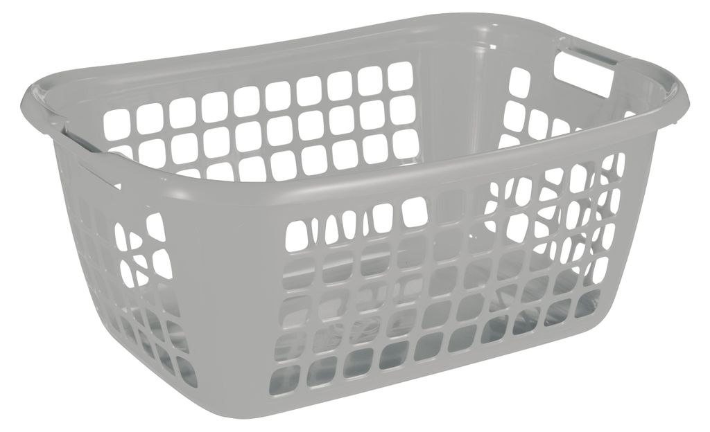 Sunware - Wäschekorb 65 cm Schicht grau - 65 x 45 x 27 cm Produktbild 
