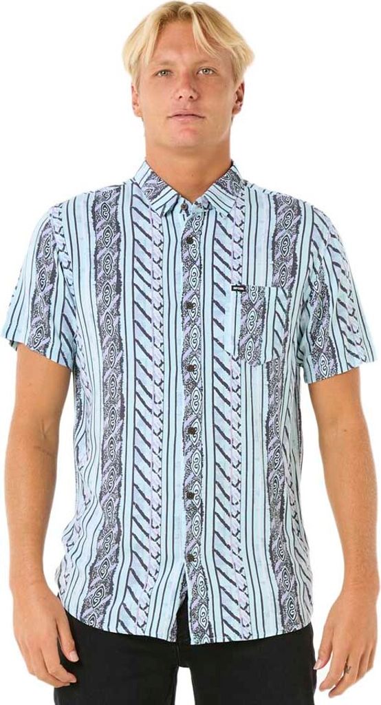 Rip Curl Fun Times Kurzarmhemd Grau XL Mann Grau XL