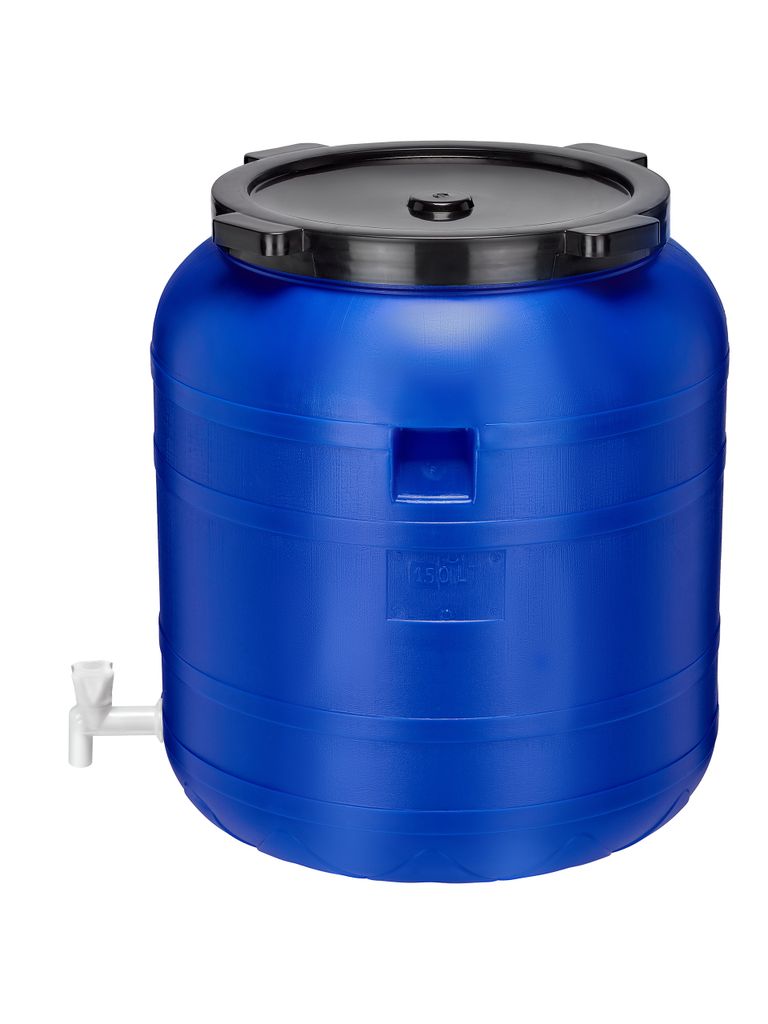Garronda 150L Plastikfass BPA-freies Fass mit Hahn Produktbild 