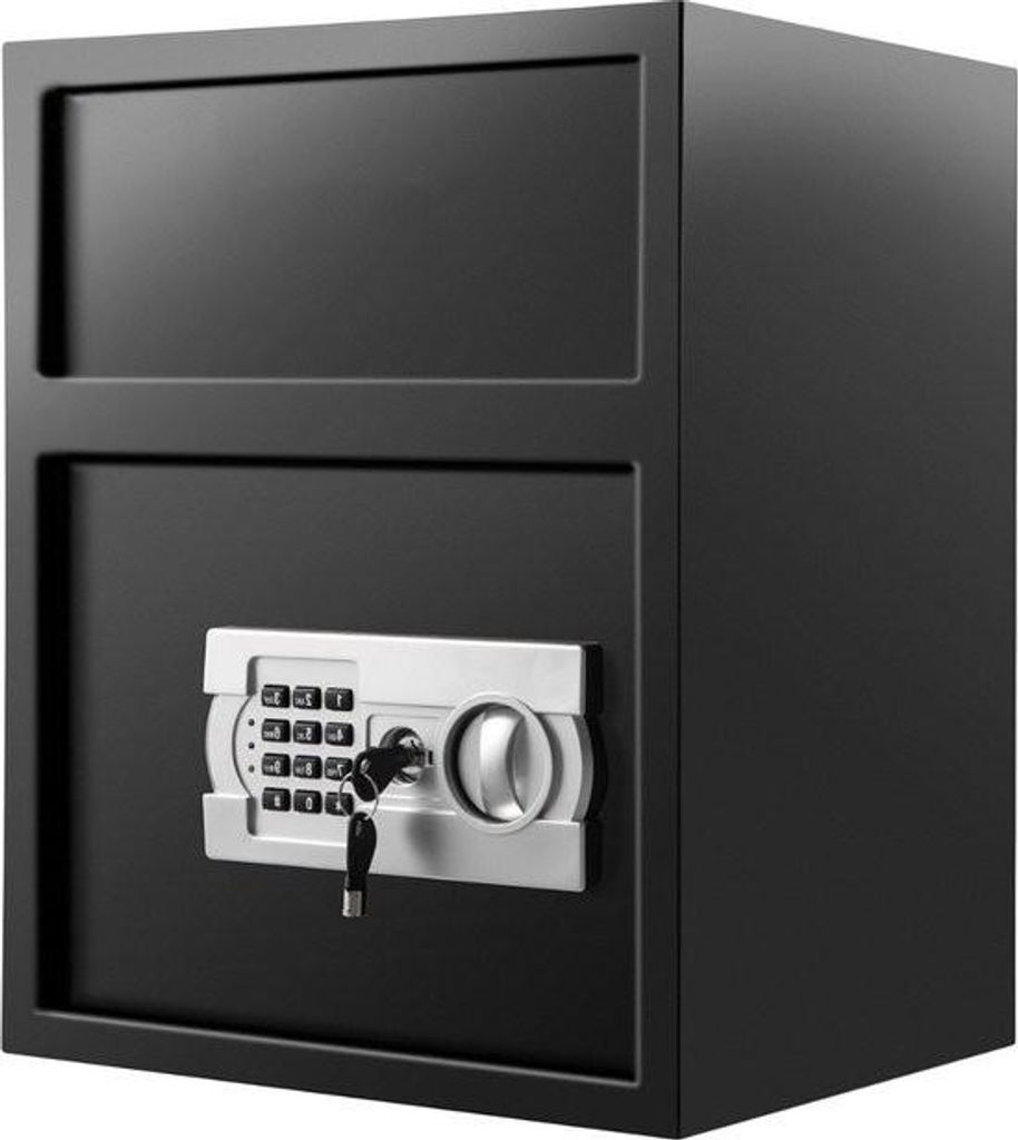 Tresor - Feuerfester Tresor - Tresor mit Zahlenschloss - Tresor mit Schlüssel - Tresor