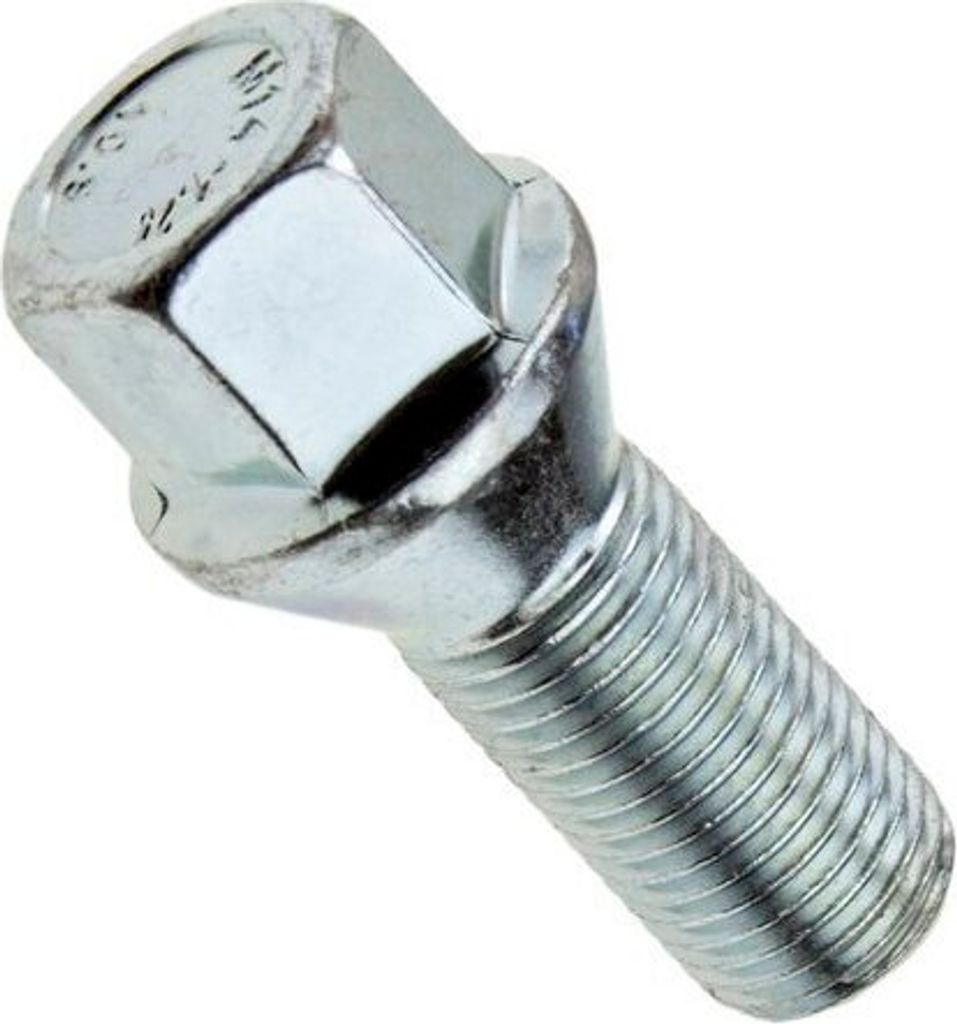 8x Radschraube M15x1.25 , Gewindelänge: 28mm, Kegelbund, Produktbild 