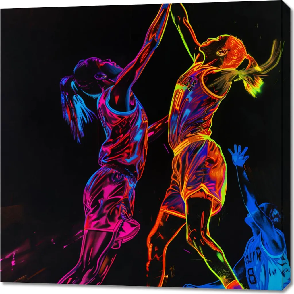 Image Basket-ball 90 x 90 cm Idéale pour Chambre Ado ou Bureau