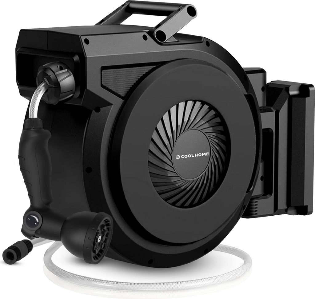 CoolHome Schlauchtrommel 30 + 2 Meter - Schlauchhalter Wand Produktbild 