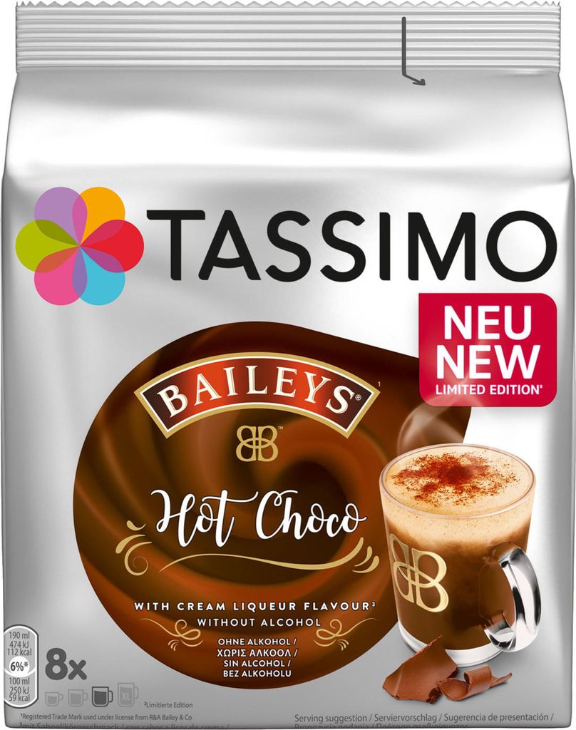 Tassimo Bailey's Hot Choco | 8 T Discs Produktbild 