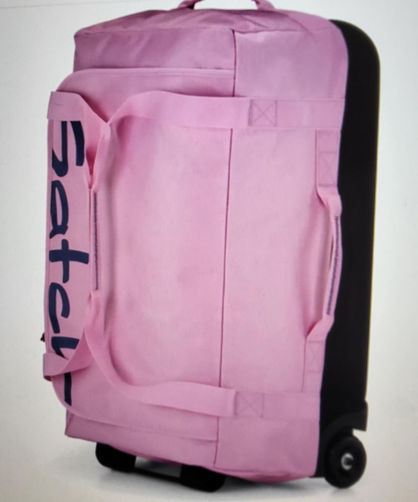 Satch Quest Rollenreisetasche Jet Pink Set 5tlg.