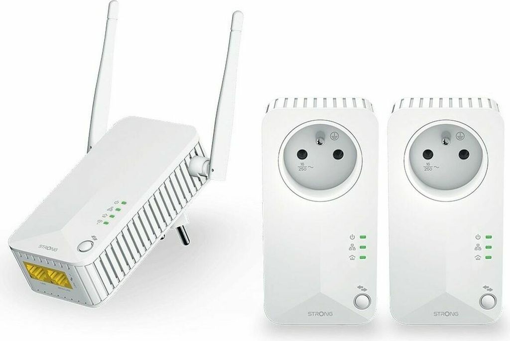 Strong Powerline WiFi 600 Triple Pack V2, 600 Mbit/s, IEEE Obrázok produktu 