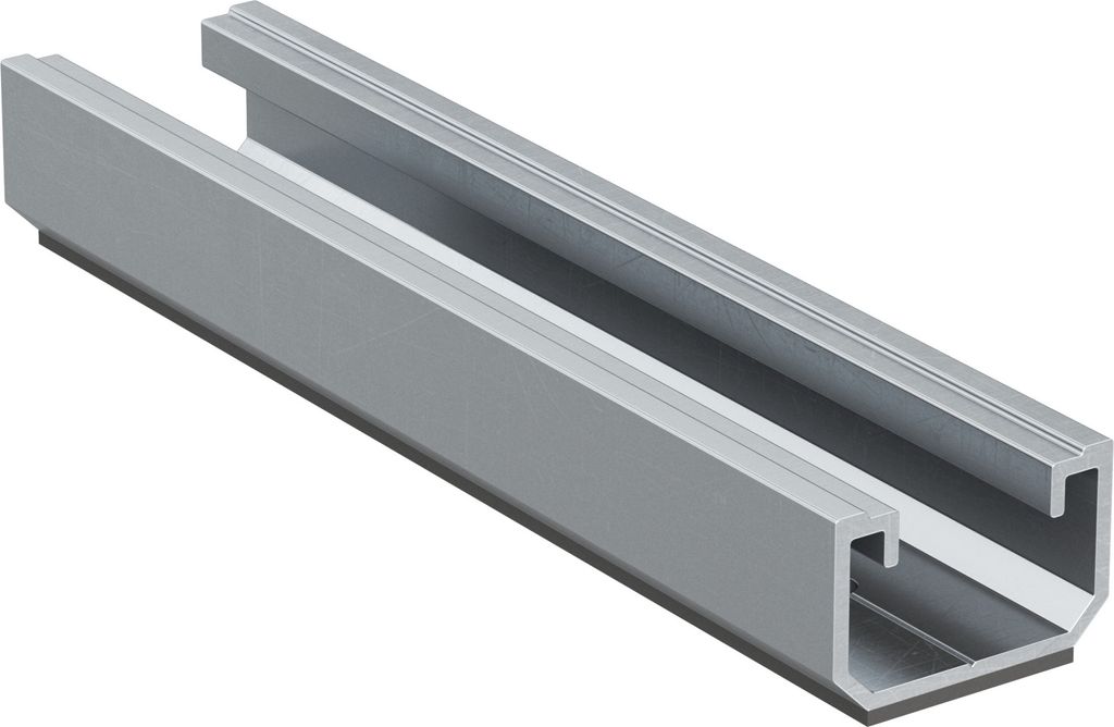 fischer Profil für Blechdach SolarMetal EPDM AL 110 mm Aluminium mit EPDM Dichtung 50 Stk