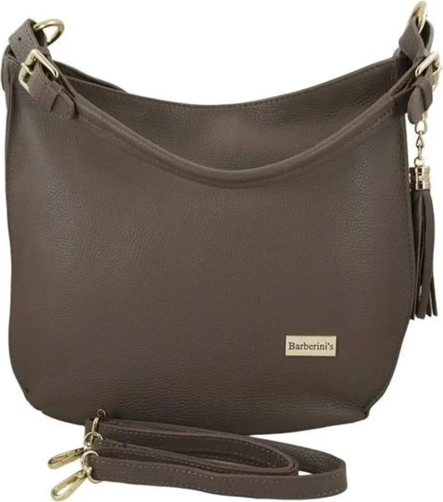 Sac cabas porté épaule Barberini's en cuir véritable pour le quotidien