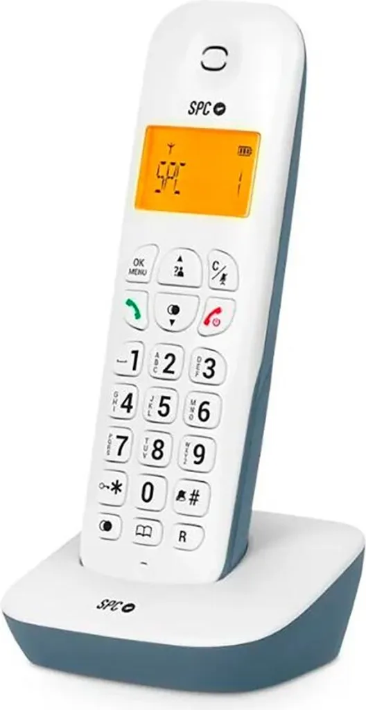 Téléphone fixe sans fil SPC Air pour la maison avec écran bien lisible