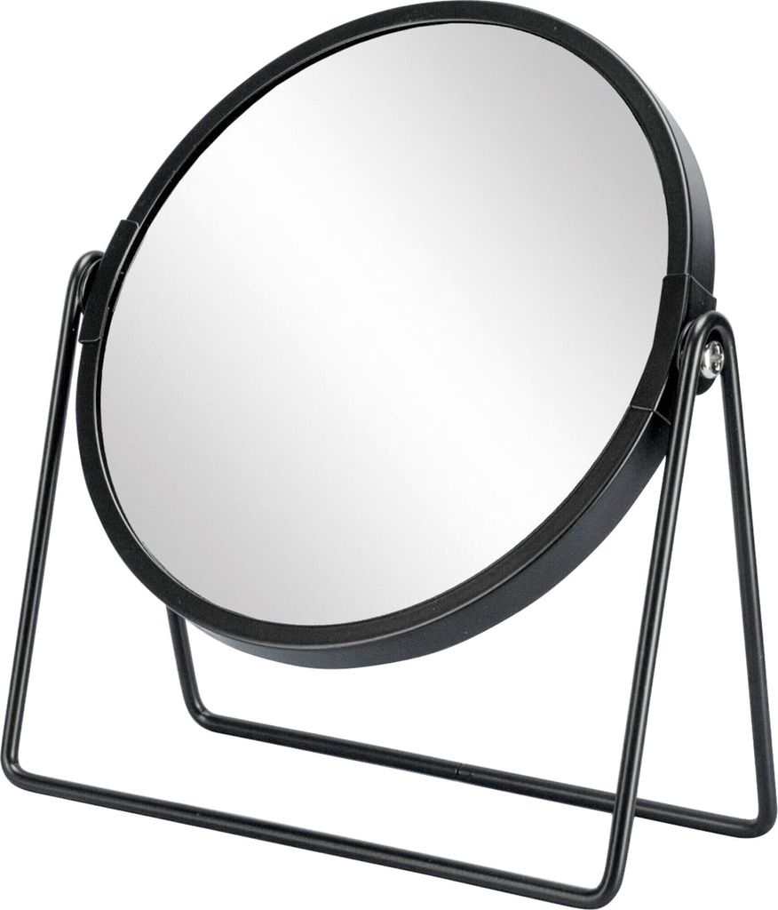 See-Mann-Garn Kosmetikspiegel 16,5cm Metall/Glas Schwarz